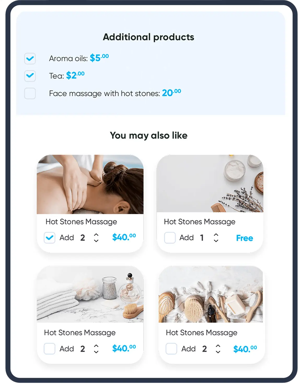 Products & Add-ons image