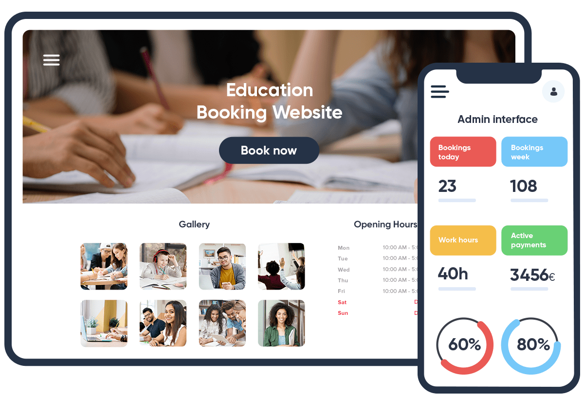 Mockup site pages