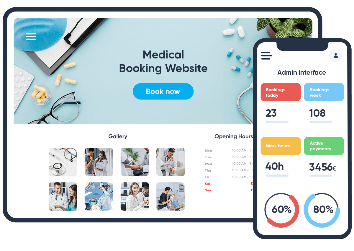 Mockup site pages