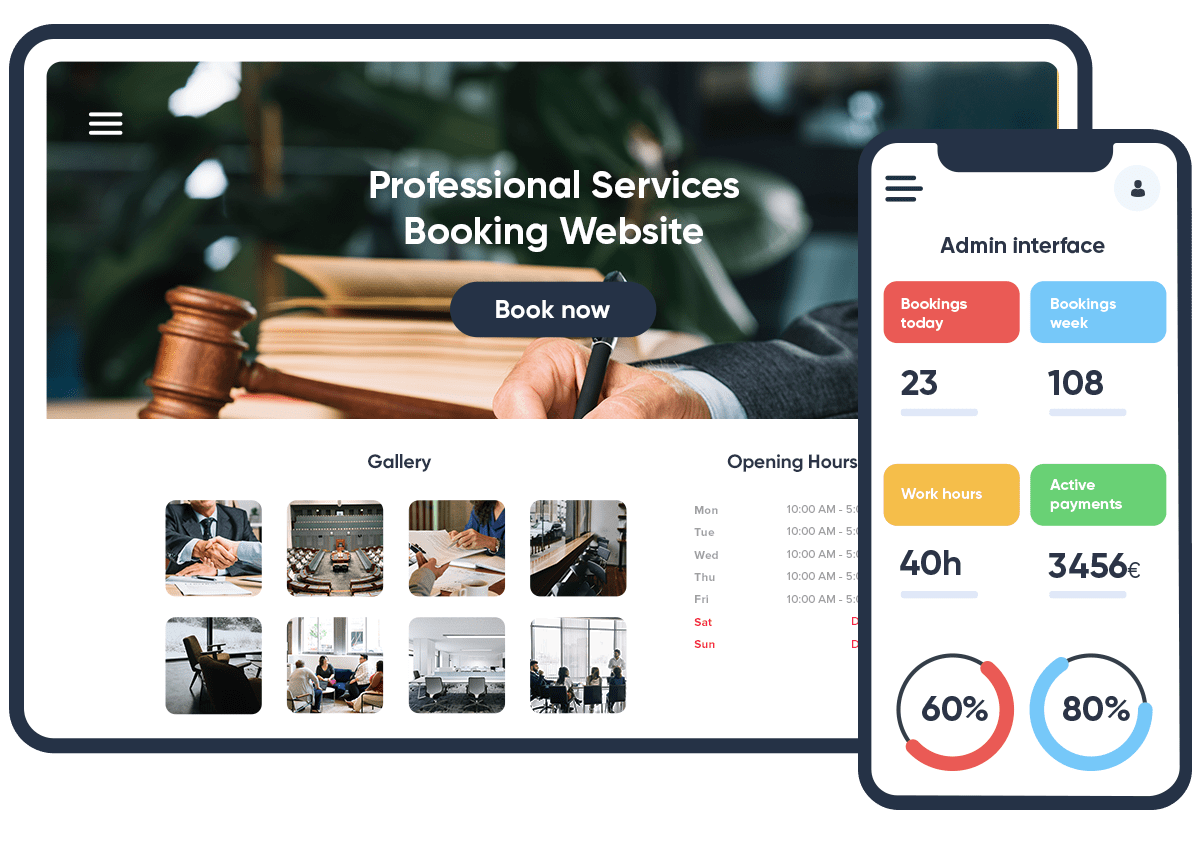 Mockup site pages