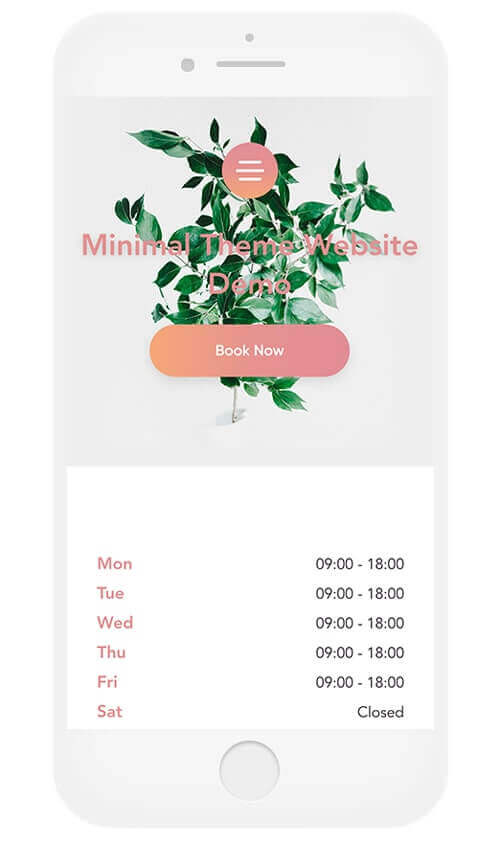Mockup site pages